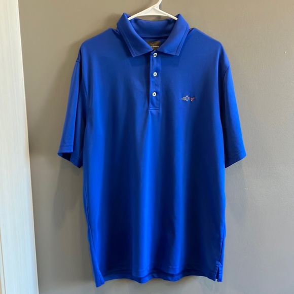 Greg Norman Collection Other - Greg Norman For Tasso Elba Golf Play Dry Navy Blue Polo Shirt Size Medium